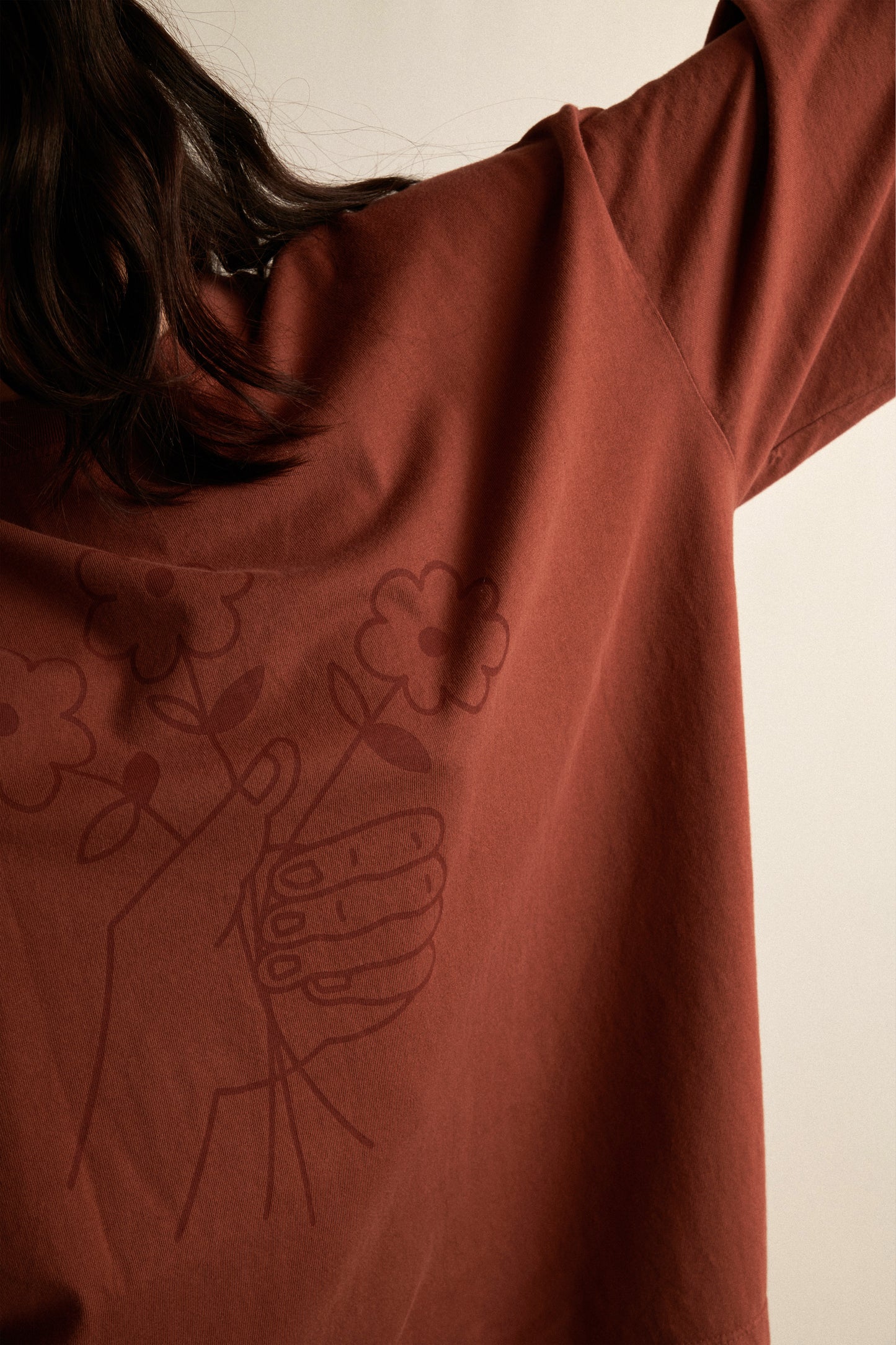 Camiseta TE TRAJE FLORES tie dye