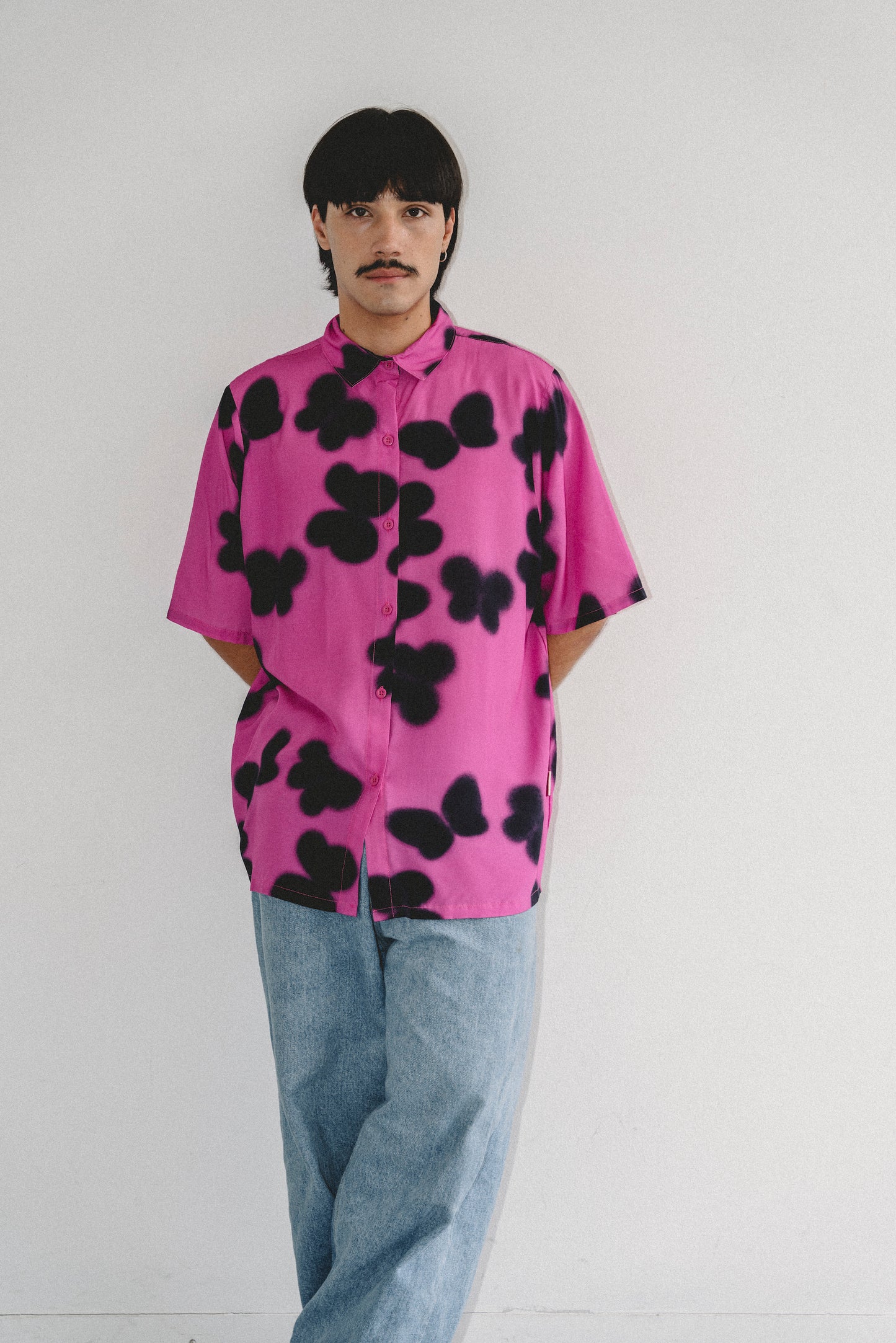 Camisa SOMBRAS rosa - UNISEX