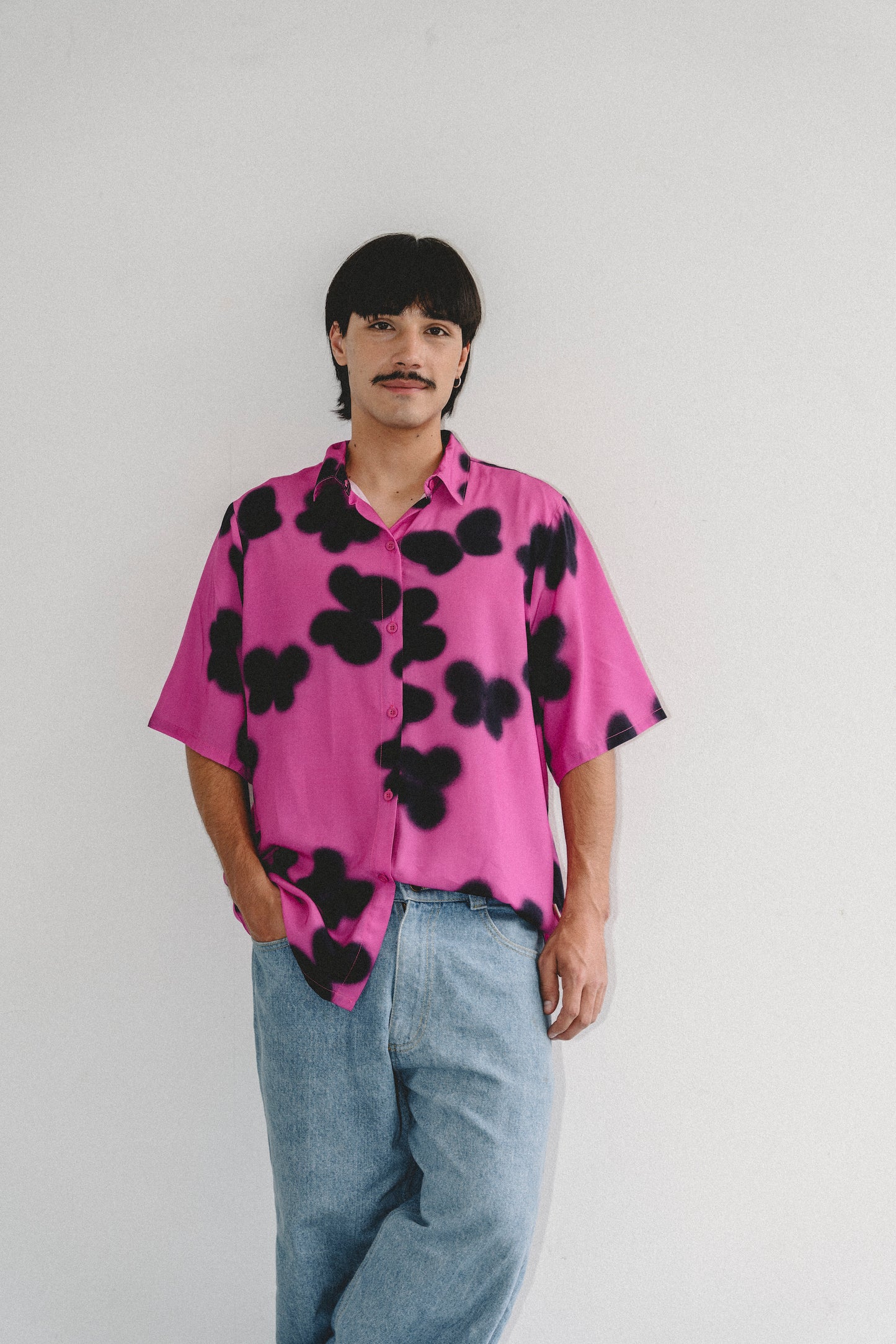 Camisa SOMBRAS rosa - UNISEX