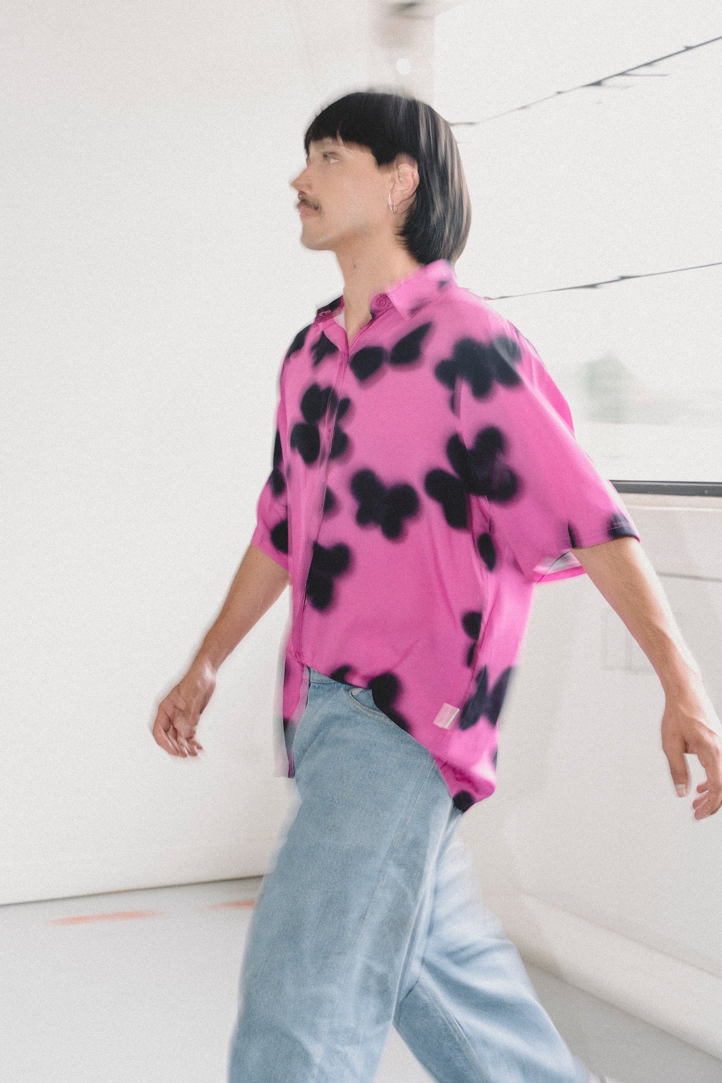 Camisa SOMBRAS rosa - UNISEX