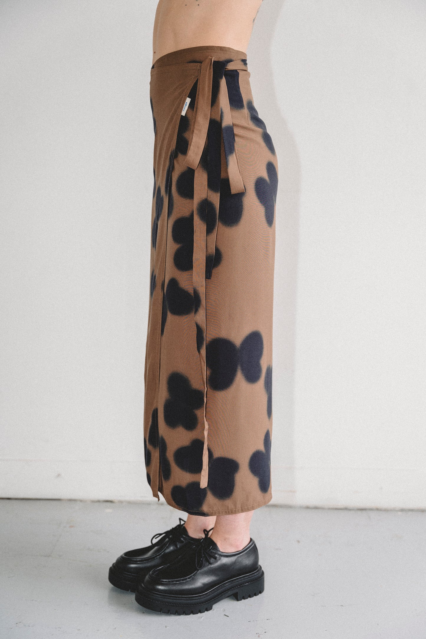 Falda SOMBRAS café - IMPERFECTOS