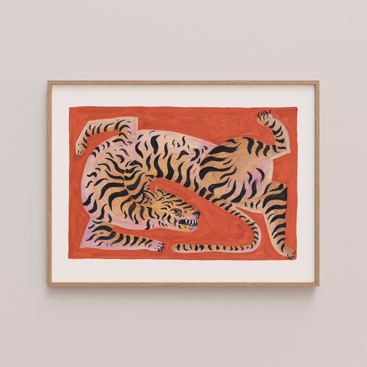 Tigre retorcido (70 x 45cm) * PREVENTA