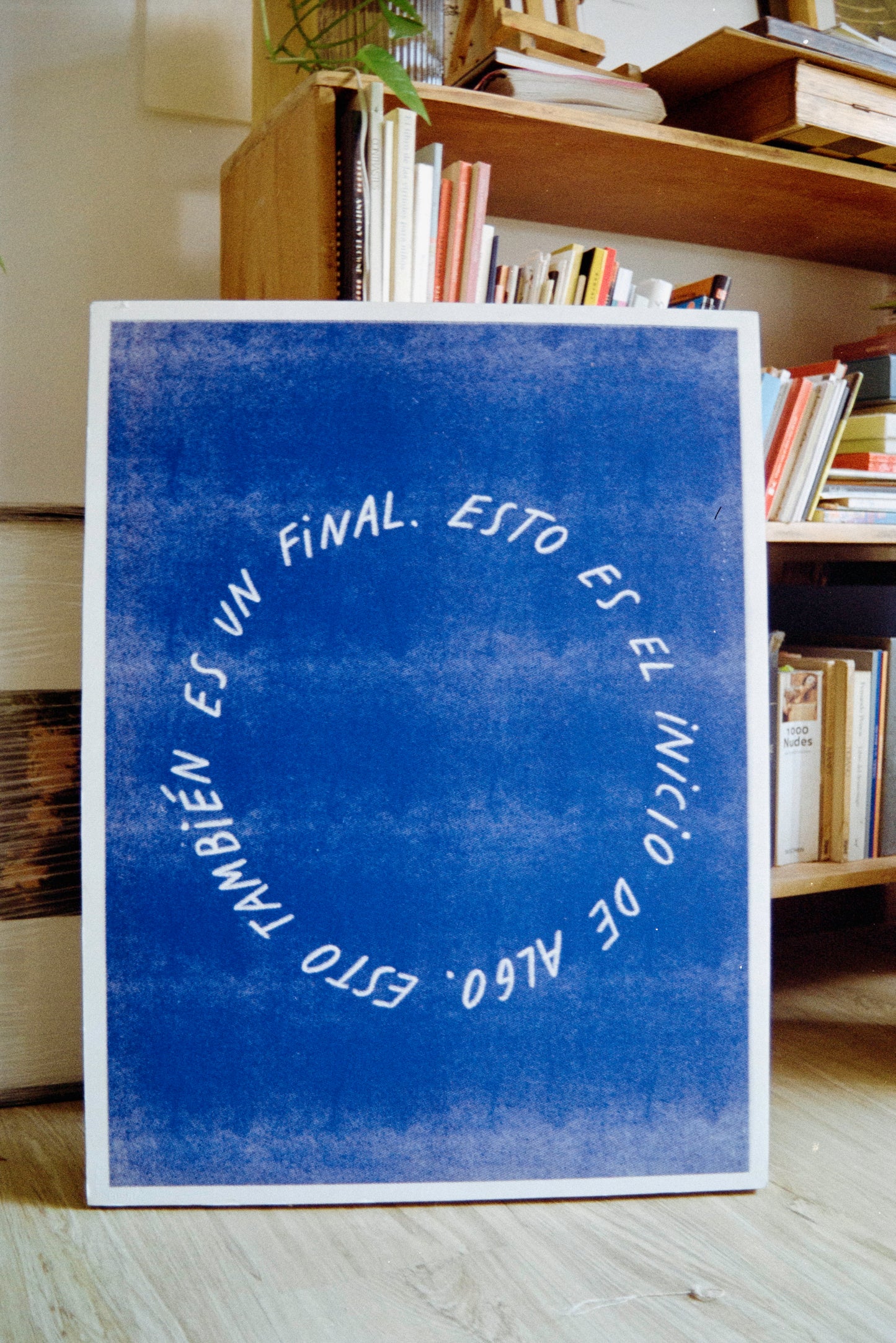 Afiche serigrafía INICIO Y FINAL