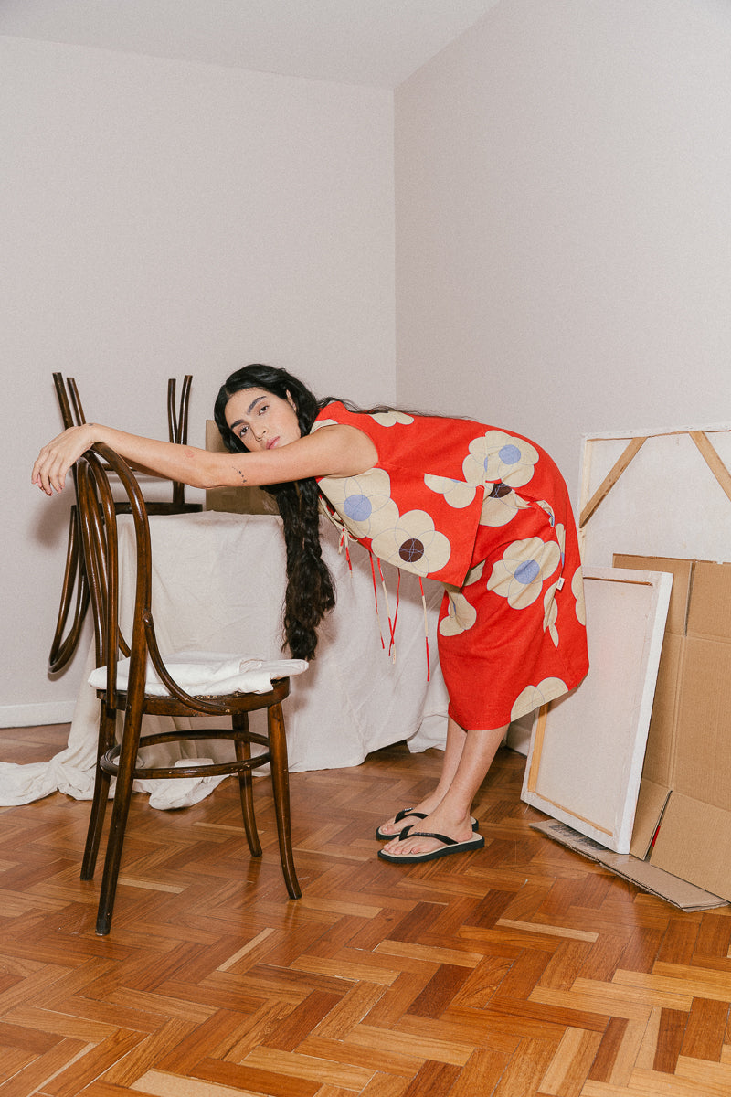 Chaleco FLORES FUEGO