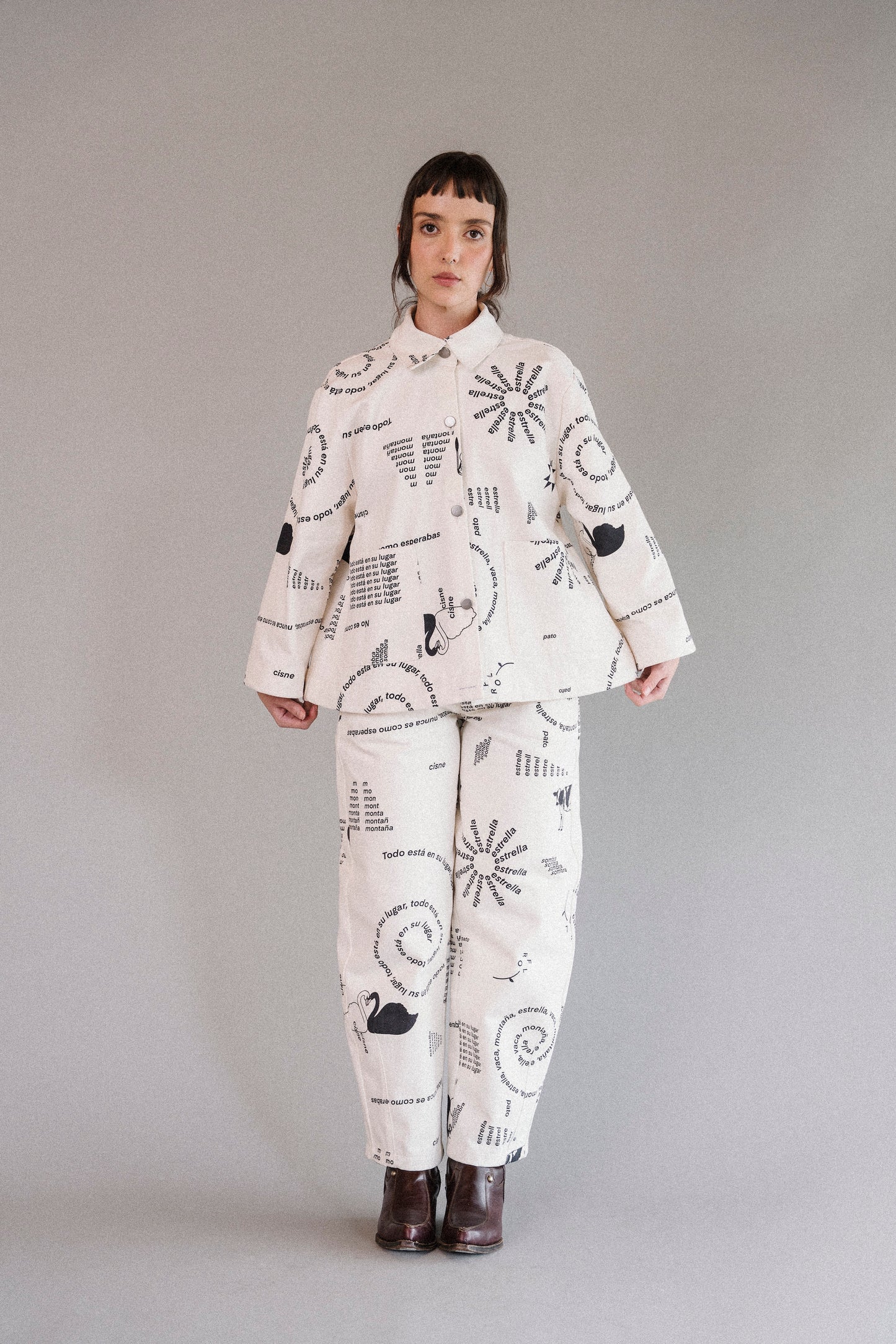 Set chaqueta-bermuda PALABRAS