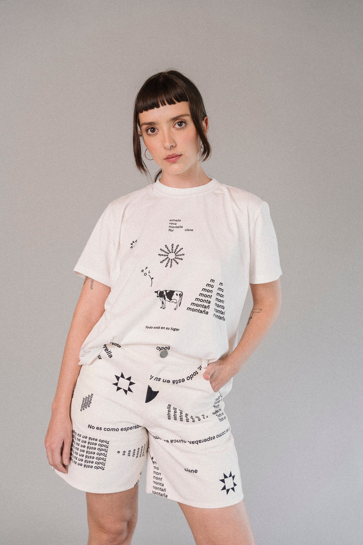 Camiseta crop PALABRAS