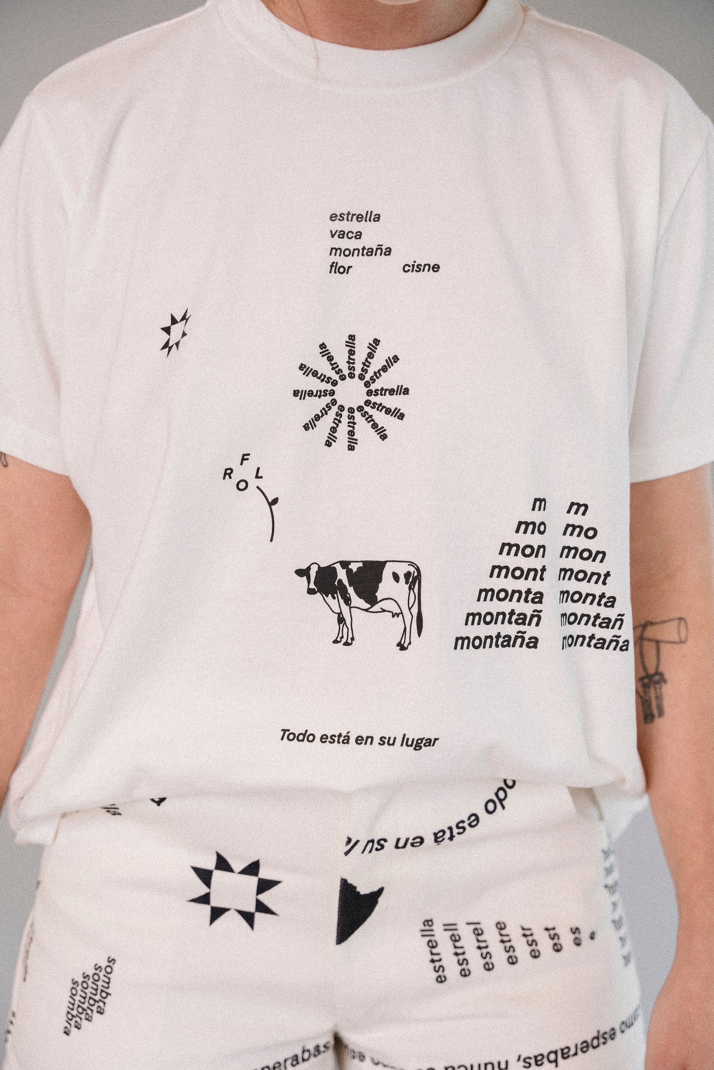 Camiseta crop PALABRAS