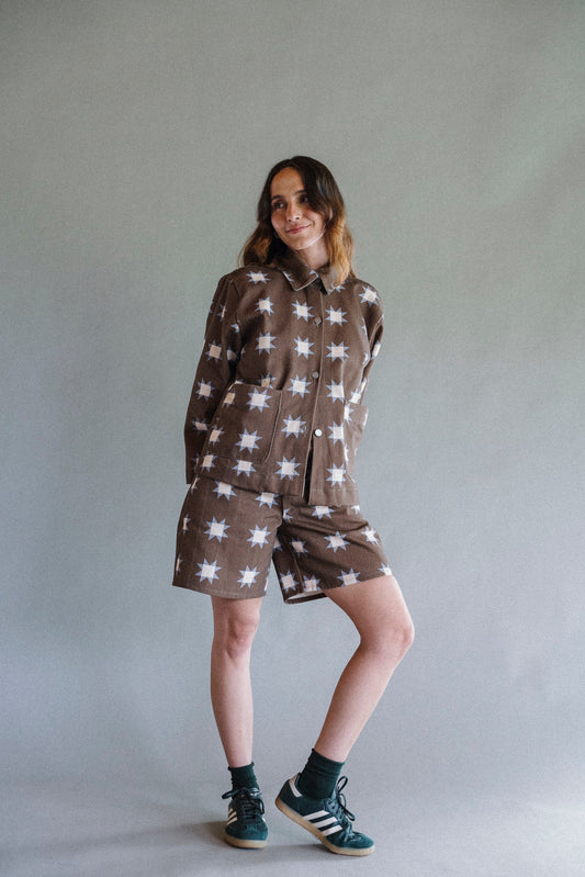 Set chaqueta-bermuda ESTRELLAS