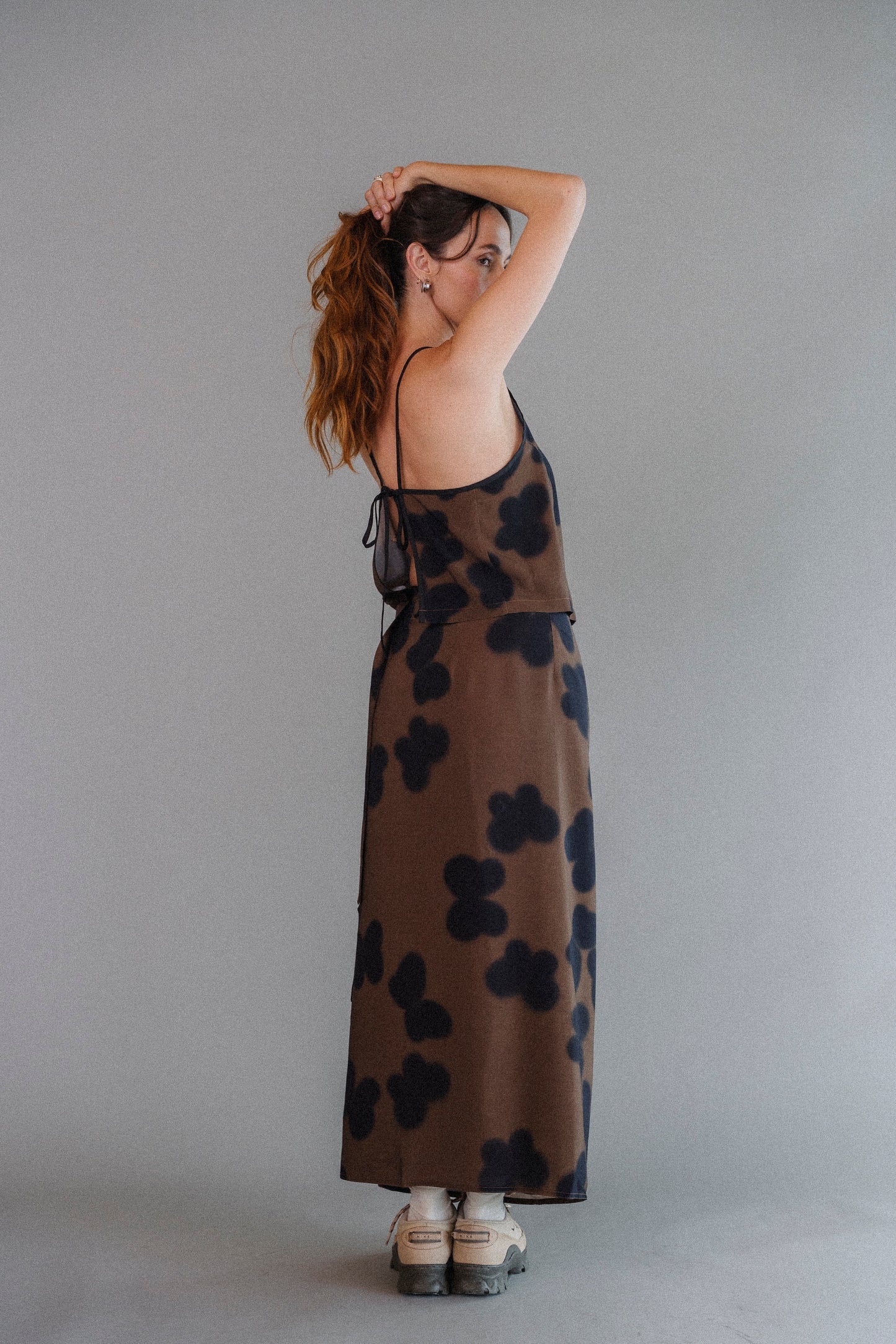 Falda SOMBRAS café - IMPERFECTOS