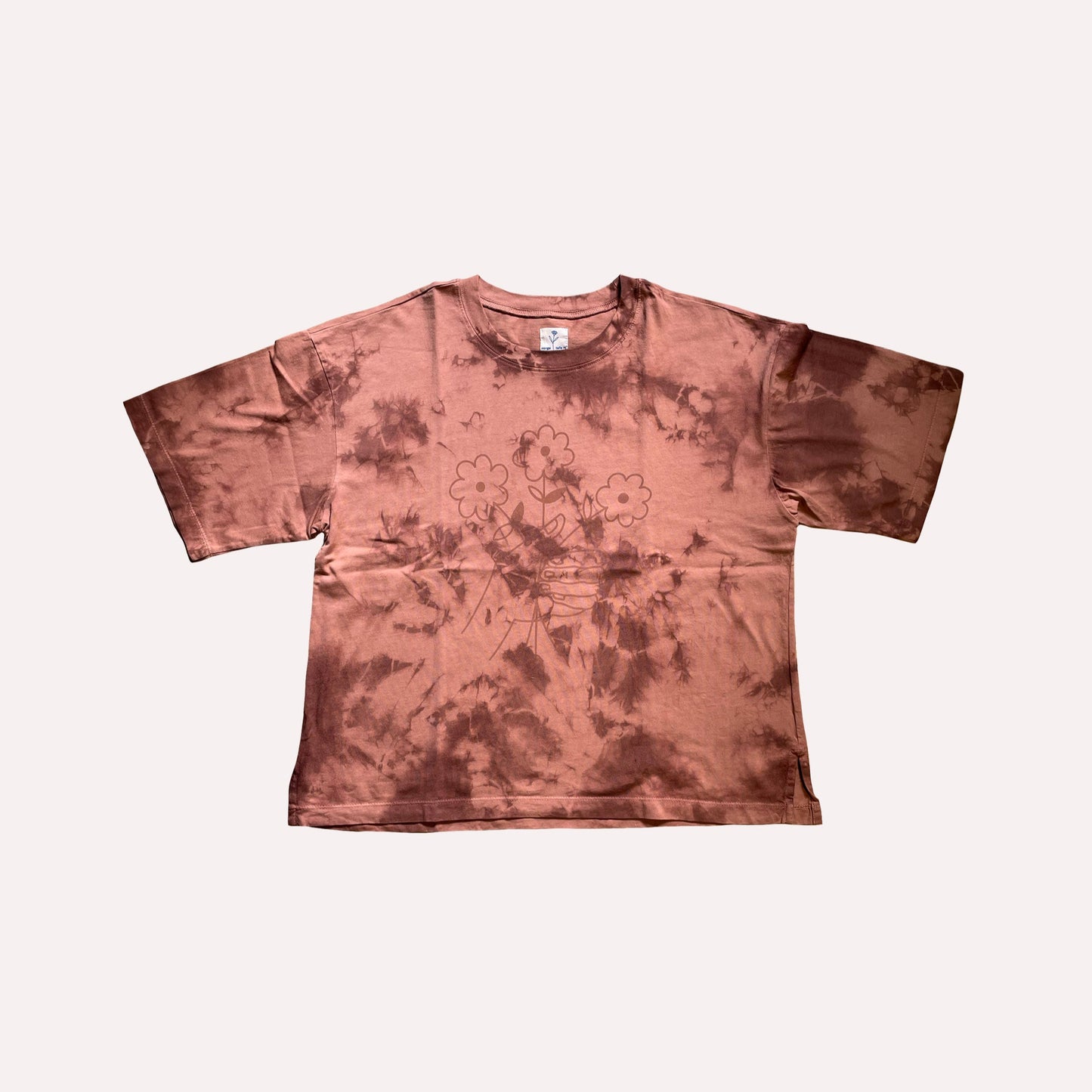 Camiseta TE TRAJE FLORES tie dye