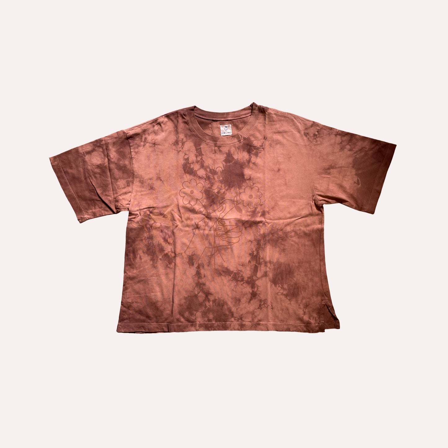 Camiseta TE TRAJE FLORES tie dye