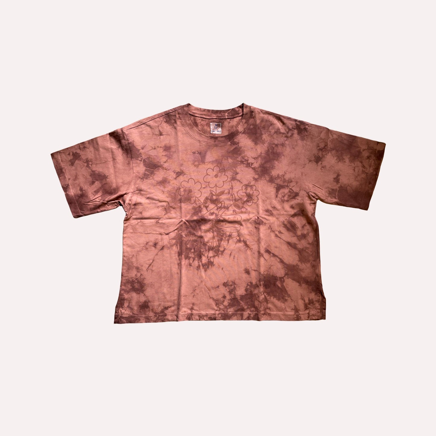 Camiseta TE TRAJE FLORES tie dye