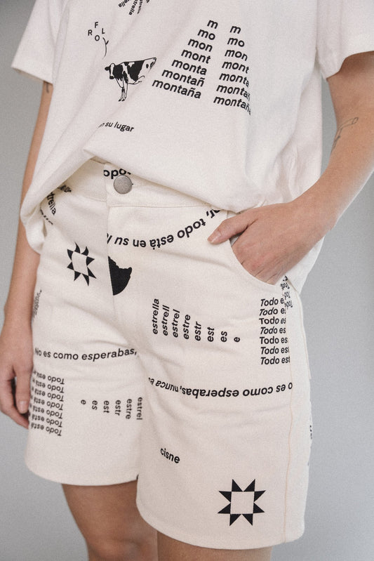 Set chaqueta-bermuda PALABRAS