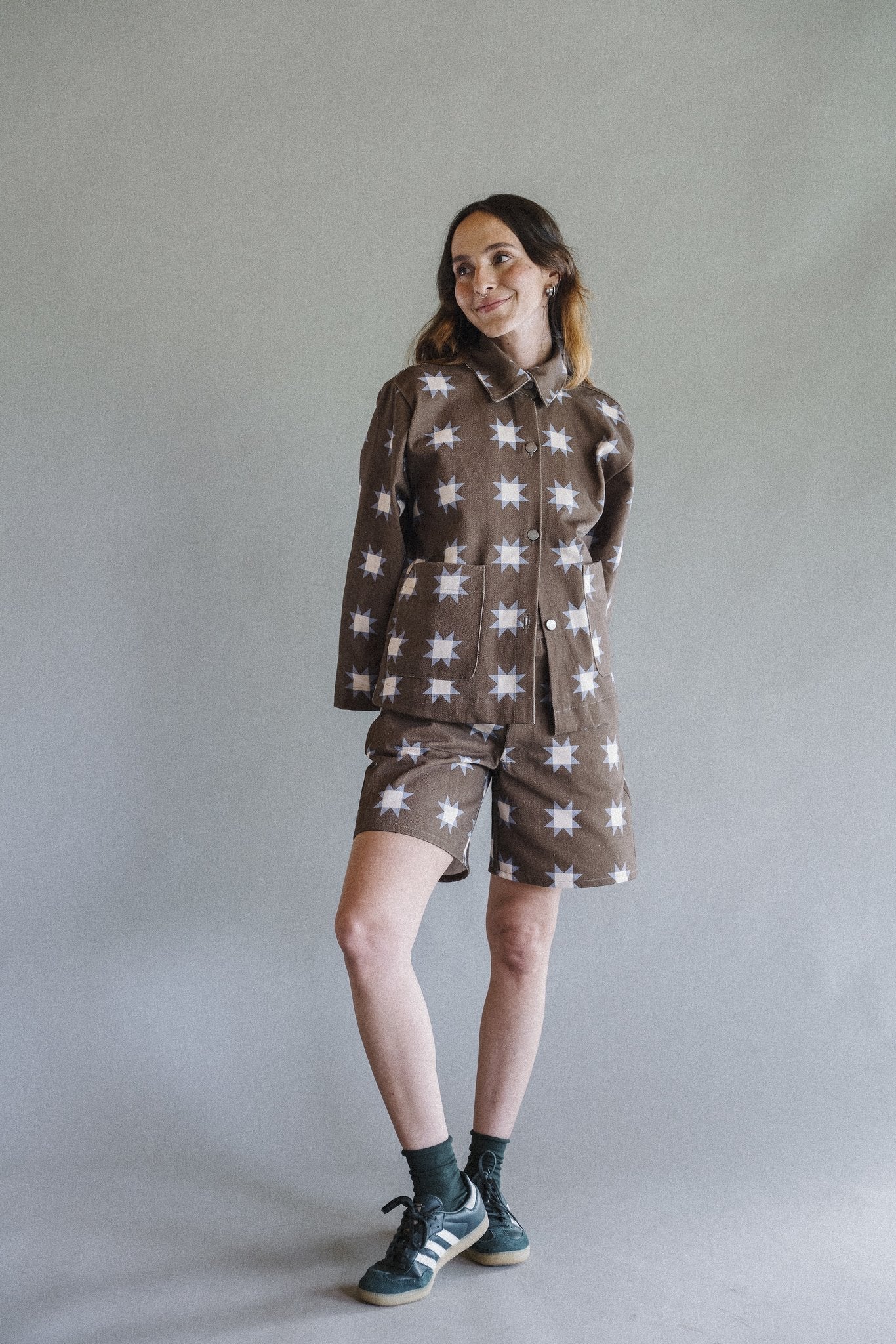 Set chaqueta-bermuda ESTRELLAS