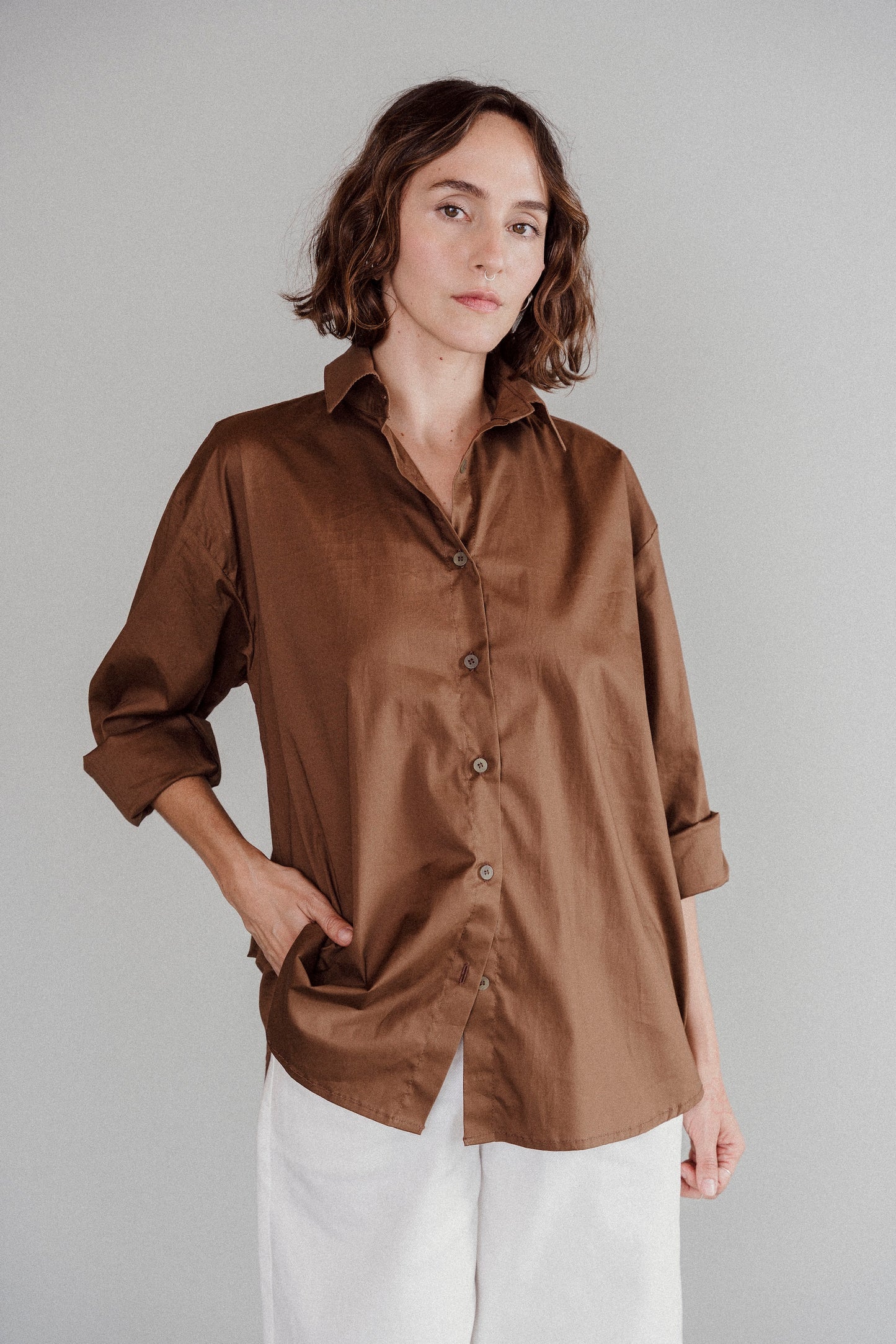 Camisa mangalarga CHOCOLATE