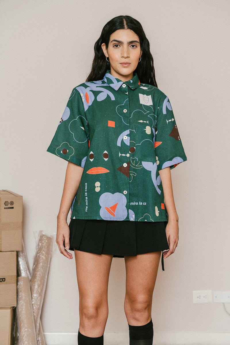 CAMISA CARAS VEMOS - UNISEX