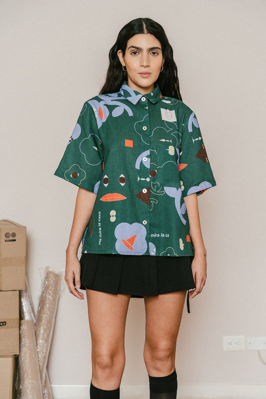 CAMISA CARAS VEMOS - UNISEX