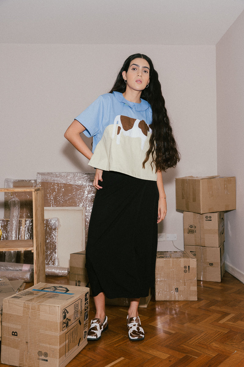 ni de aquí ni de allá: Camisa VAQUITA