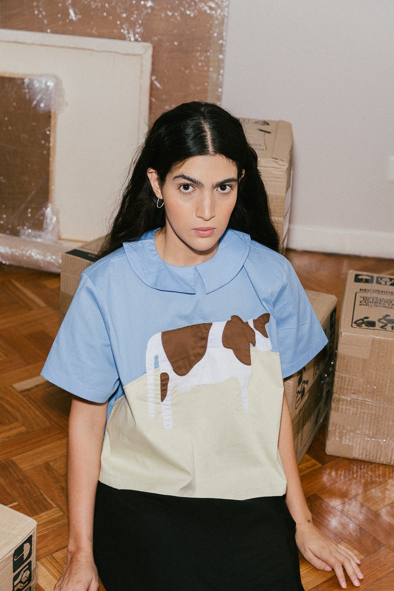 ni de aquí ni de allá: Camisa VAQUITA