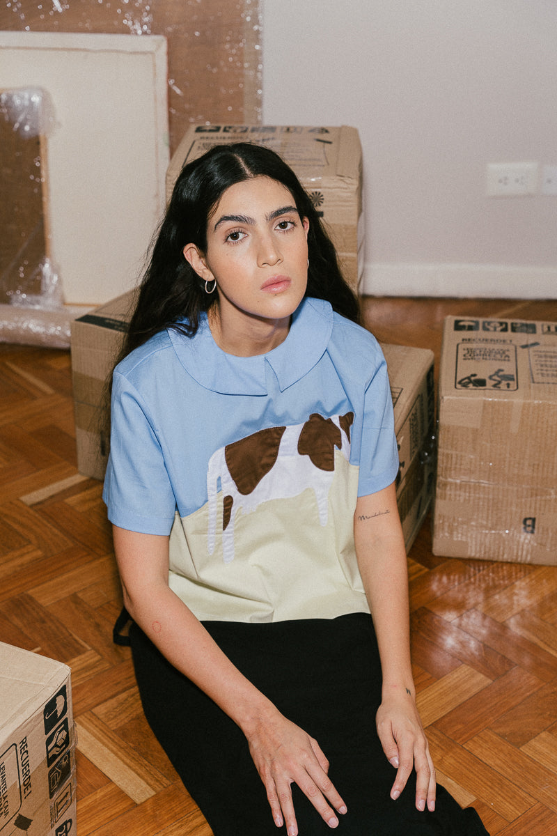 ni de aquí ni de allá: Camisa VAQUITA