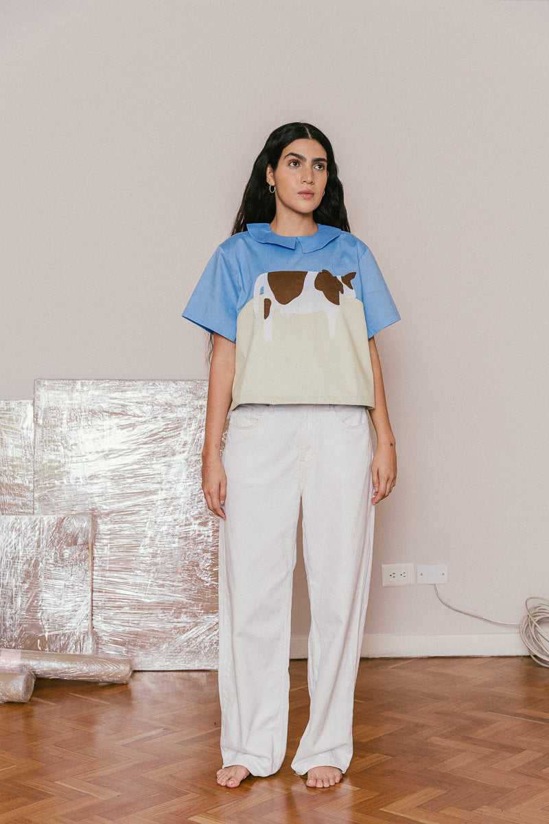 ni de aquí ni de allá: Camisa VAQUITA