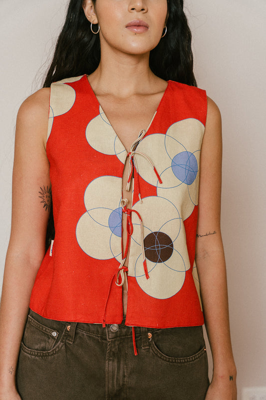 Chaleco FLORES FUEGO