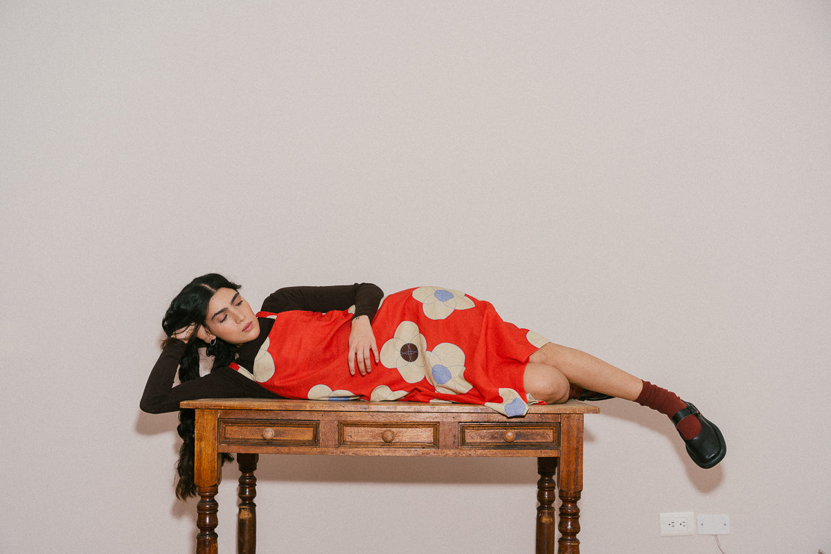 Vestido FLORES FUEGO