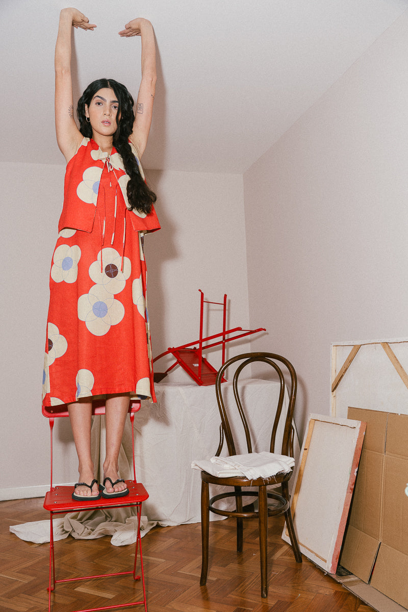 Vestido FLORES FUEGO