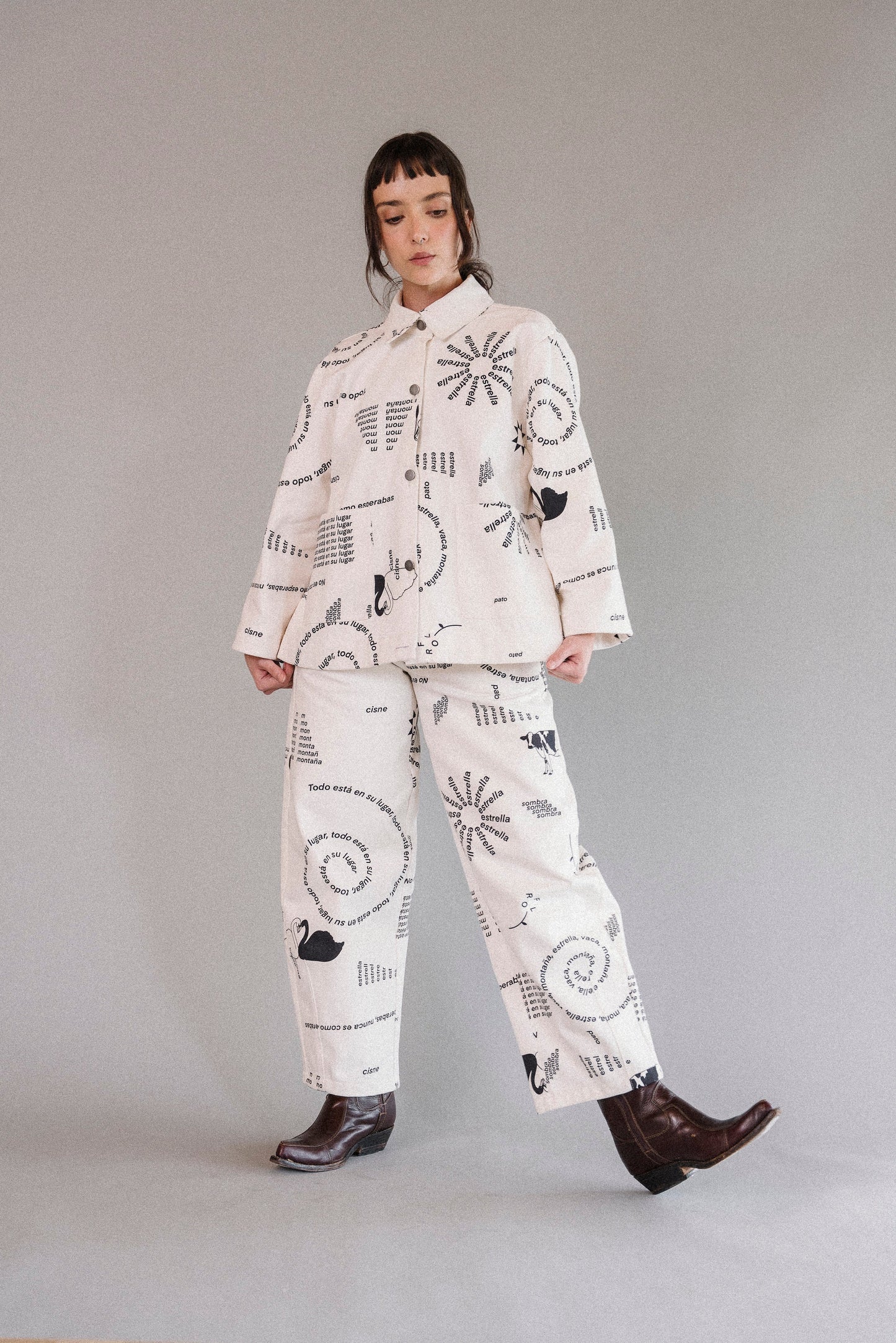 Set chaqueta-bermuda PALABRAS