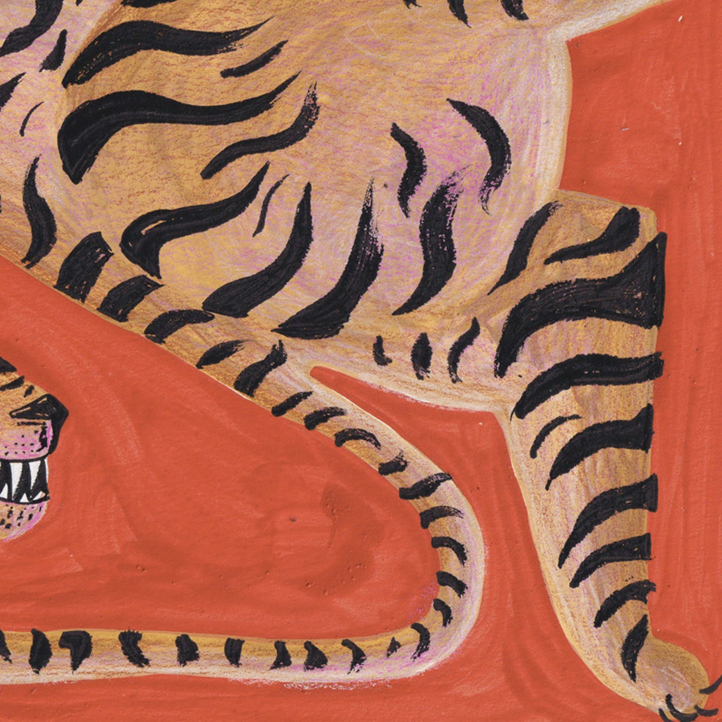 Tigre retorcido (70 x 45cm) * PREVENTA