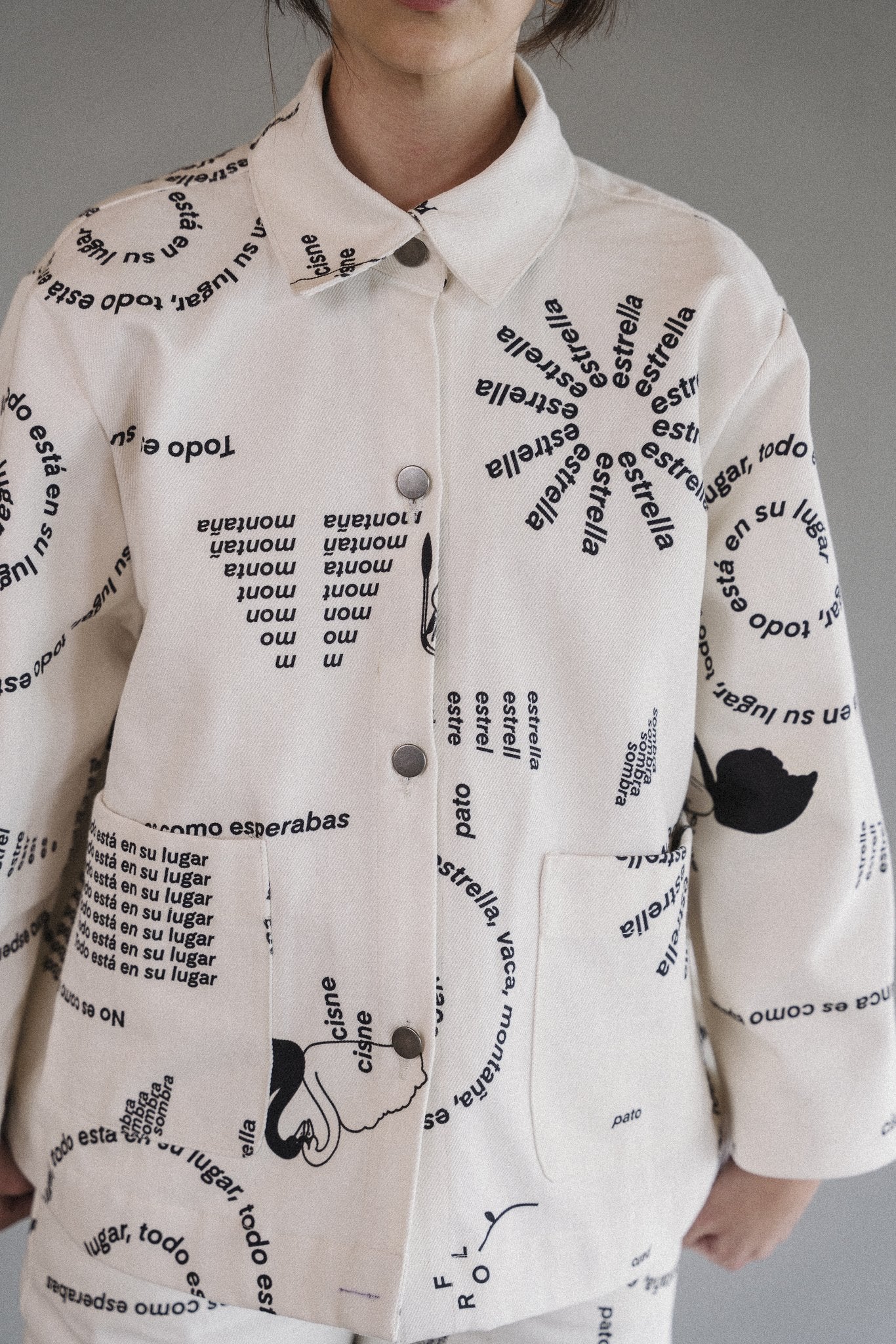 Set chaqueta-bermuda PALABRAS